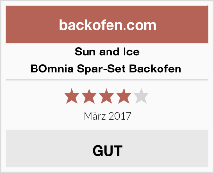 Sun and Ice BOmnia Spar-Set Backofen  Test