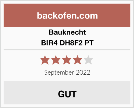 Bauknecht BIR4 DH8F2 PT Test