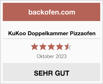  KuKoo Doppelkammer Pizzaofen Test