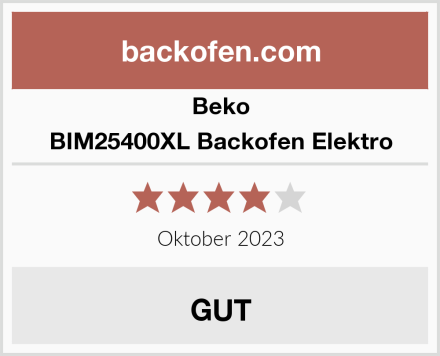 Beko BIM25400XL Backofen Elektro Test