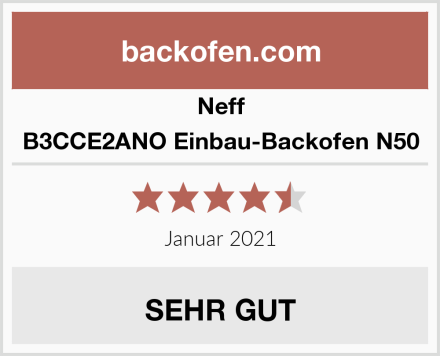Neff B3CCE2ANO Einbau-Backofen N50 Test