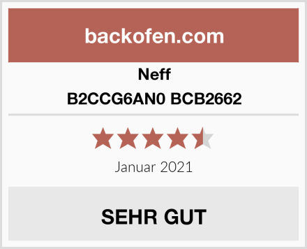 Neff B2CCG6AN0 BCB2662 Test