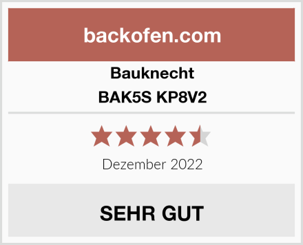 Bauknecht BAK5S KP8V2 Test