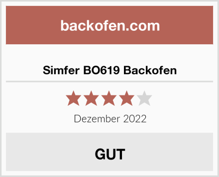  Simfer BO619 Backofen Test