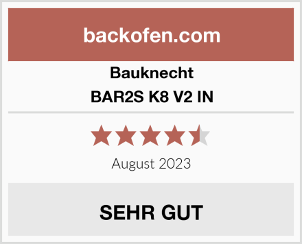 Bauknecht BAR2S K8 V2 IN Test