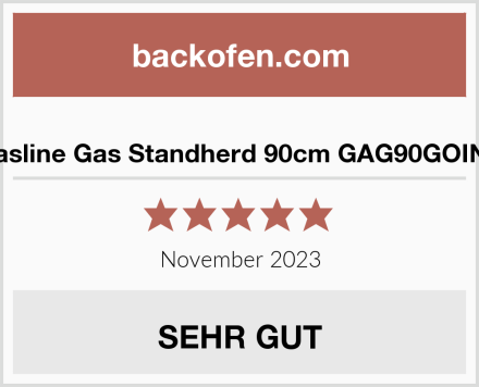  Gasline Gas Standherd 90cm GAG90GOINX Test