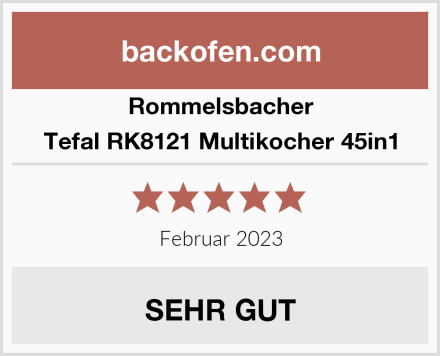 Rommelsbacher Tefal RK8121 Multikocher 45in1 Test