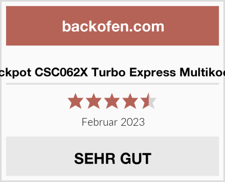 Crockpot CSC062X Turbo Express Multikocher Test
