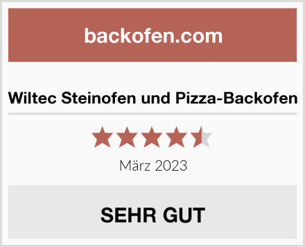 Wiltec Steinofen und Pizza-Backofen Test