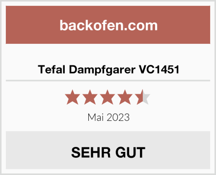  Tefal Dampfgarer VC1451 Test