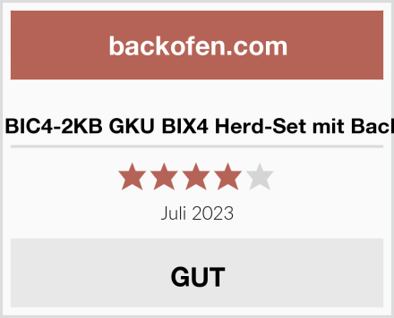  PKM BIC4-2KB GKU BIX4 Herd-Set mit Backofen Test