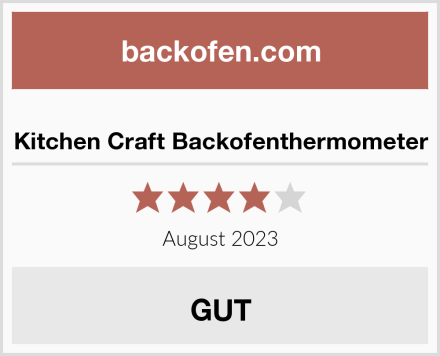  Kitchen Craft Backofenthermometer Test