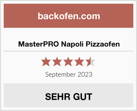  MasterPRO Napoli Pizzaofen Test