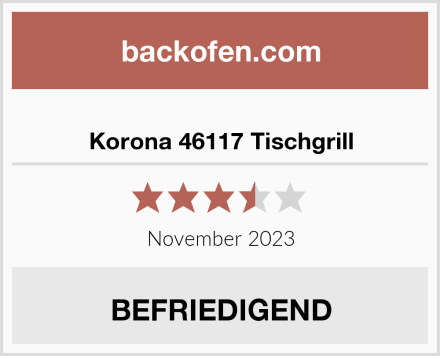  Korona 46117 Tischgrill Test