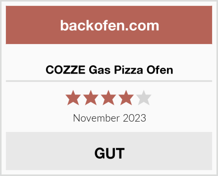  COZZE Gas Pizza Ofen Test