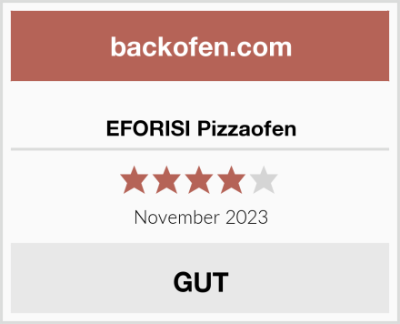  EFORISI Pizzaofen Test