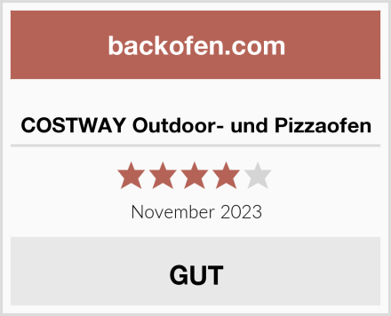  COSTWAY Outdoor- und Pizzaofen Test