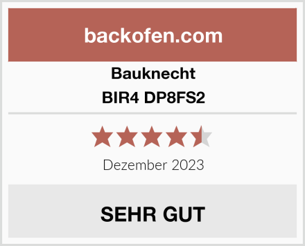 Bauknecht BIR4 DP8FS2 Test